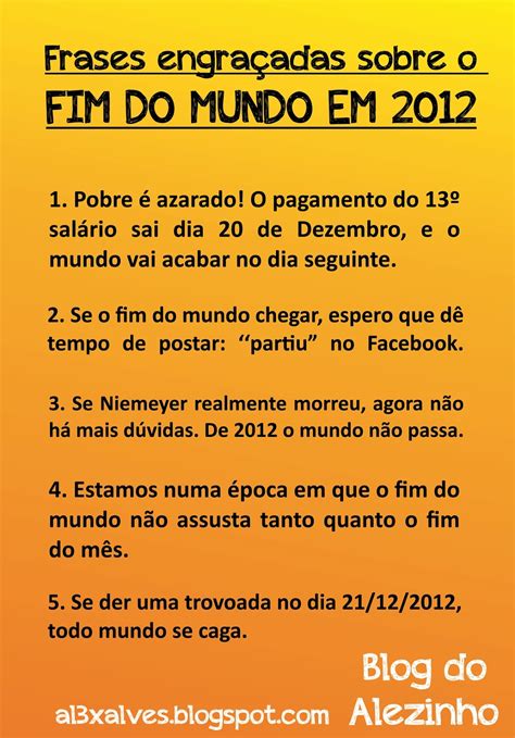 Frases Sobre O Fim Do Mundo