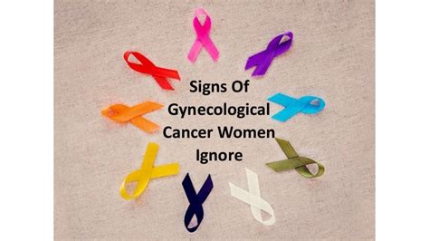 5 Signs Of Gynecological Cancer Women Ignore