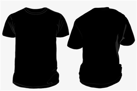 Black T Shirt Back Template