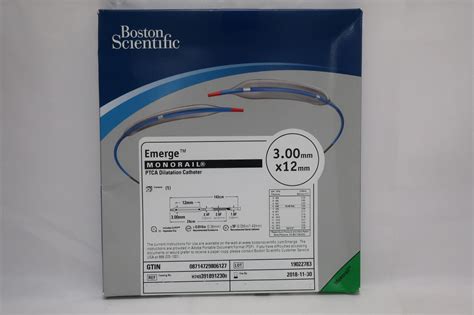 New Boston Scientific Emerge Monorail Ptca Dilatation Catheter 300mm X