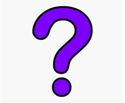 Bold Purple Question Mark Clipart Question Mark Clipart Png Image