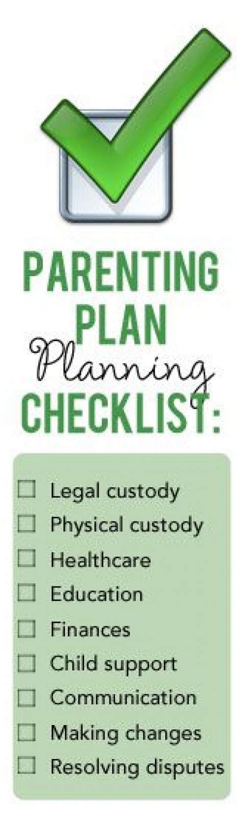 parenting-planning-checklist #divorce | Parenting plan ...