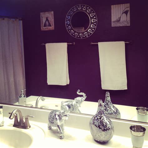 Basement Bathroom Colour Purple Bathrooms Purple