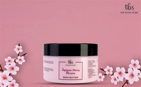 Buy The Bath Store Japanese Cherry Blossom Body Butter For Deep Moisturizing And Tan Removal For
