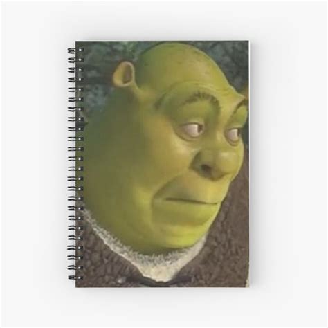 Shrek Meme Drip Spiral Notebook For Sale By Kaylebpeterson Redbubble