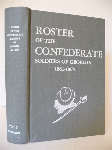 Roster Of The Confederate Soldiers Of Georgia 1861 1865 Volume Iii