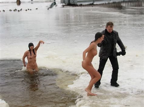 Naked In Ice Water 60 Porn Photos
