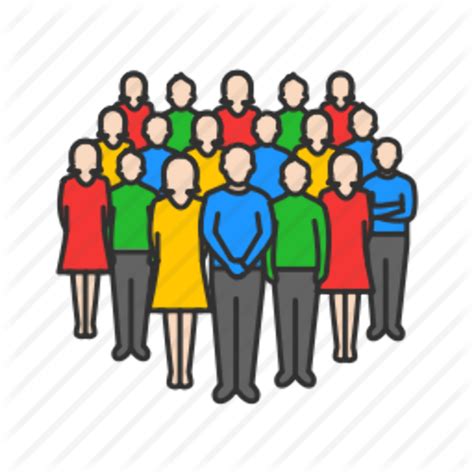 Download High Quality People Clipart Large Group Transparent Png Images