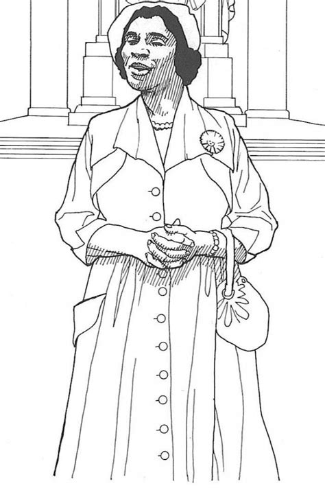 Harriet Tubman Coloring Page At Getdrawings Free Download