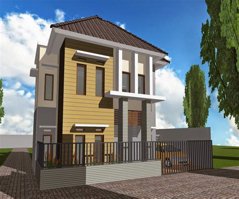 Kumpulan gambar contoh desain rumah minimalis 2 lantai ...