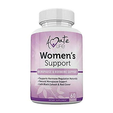 Womens Support Supplement Natural Hormone Regulation Menopause