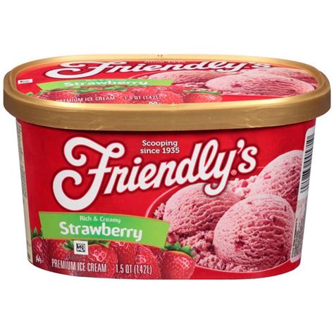 Friendlys Ice Cream Premium Strawberry 15 Qt Instacart