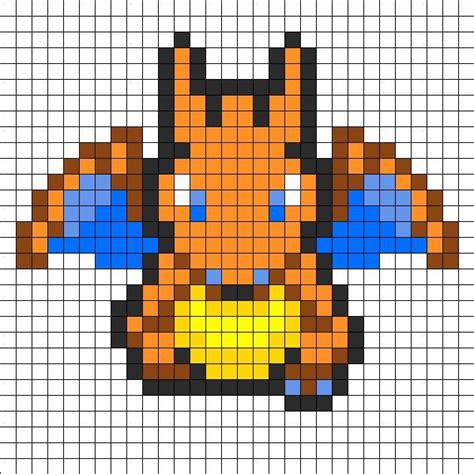 Pixel Art Pokemon Dracaufeu 31 Idées Et Designs Pour Vous Inspirer