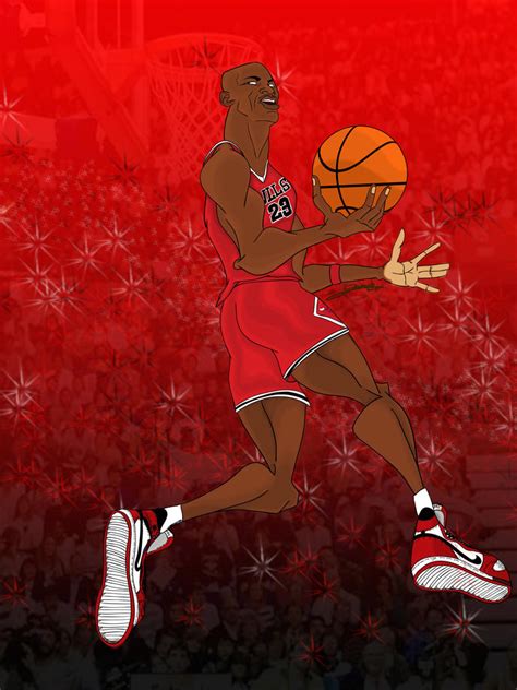 Michael Jordan Caricature By Nathanharrison On Deviantart