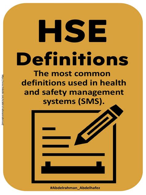 Most Common Hse Definitions Pdf Risk Safety