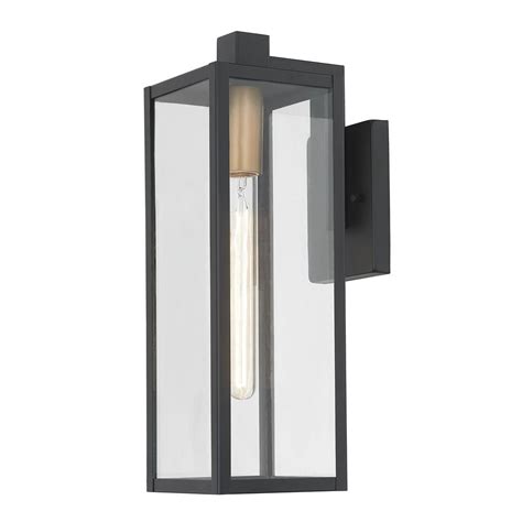 Modern Outdoor Wall Light Black 1725 Inches Tall At Destination