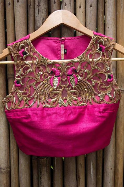 10 Blouse Embroidery Designs To Check Out This Wedding Season Bridal