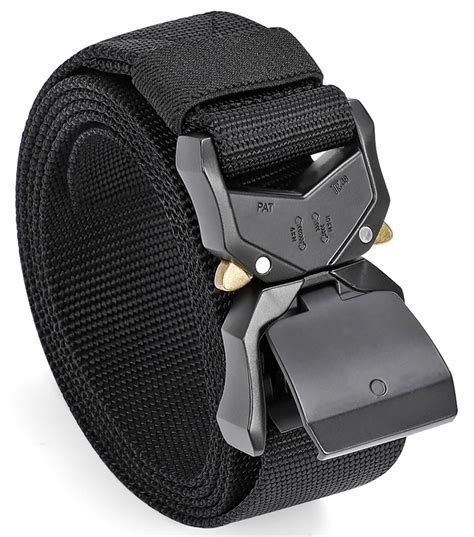 WHIPPY Nylon Belt for Men, Web Work Belt with Heavy Quick Release