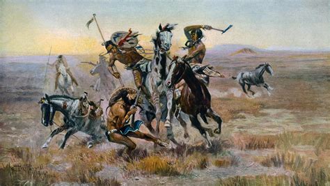 When Sioux And Blackfeet Met Battle Photograph By Everett