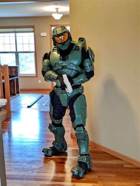 Self 3d Printed Halo 3 Master Chief Cosplay