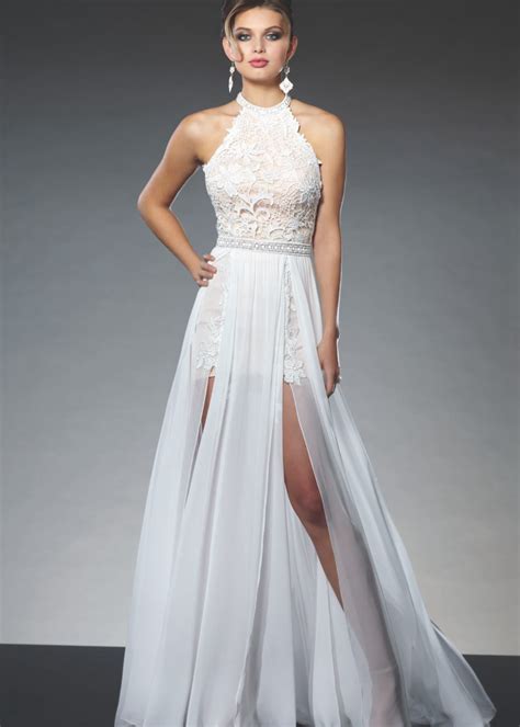 They will make a dazzling your look. Sexy Halter Ivory Lace Chiffon Pink Lining Wedding Dress