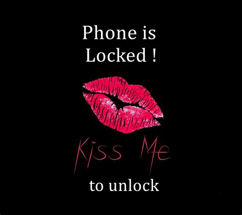 Phone Kiss Unlock Tap To See More Funny Dont Touch My Phone Wallpapers Mob Dont