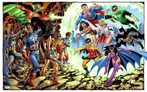 Dcmarvel Crossover Comic Art Community Gallery Of Comic Art