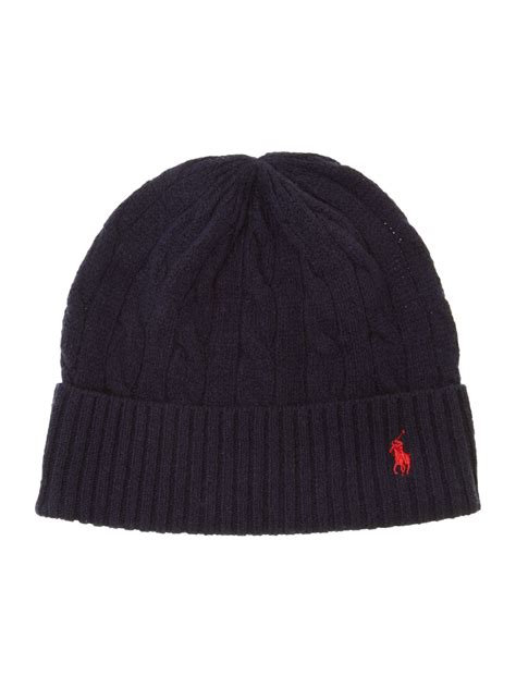 We offer fashion and quality at the best price in a more sustainable way. Polo ralph lauren Cable Knit Beanie Hat in Blue for Men ...