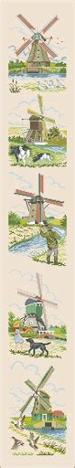 Also, free pattern downloads for beading, cross stitch, knitting, crochet. Dutch windmill - Counted cross stitch patterns and charts