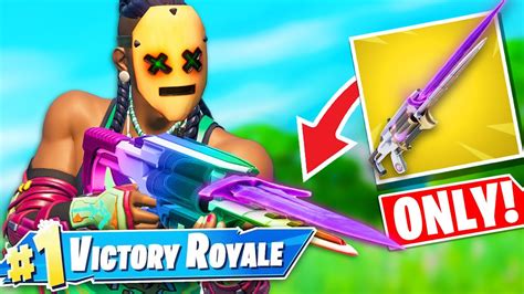 The Ex Caliber Rifle Only Challenge In Fortnite Youtube