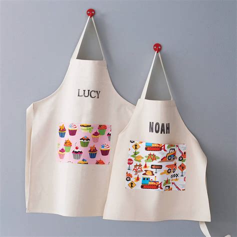 Personalised Child's Pocket Apron By 3 Blonde Bears 