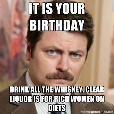 These many pictures of ron swanson birthday 121 best ron swanson images on pinterest parks and from ron swanson birthday memes ron swanson birthday card printable funny greeting card. Oh, Ron Swanson. | Happy 30th birthday meme, Funny birthday meme, Birthday memes for men