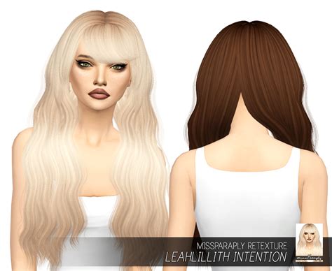 Sims 4 Hairs ~ Miss Paraply Leahlillith S Intention Hair