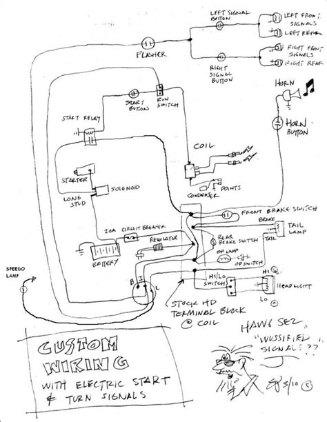 Simple Motorcycle Wiring Diagram The Basic Wiring Guide Happywrenchcom