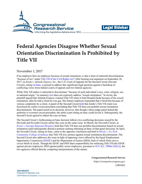 Federal Agencies Disagree Whether Sexual Orientation Discrimination Is
