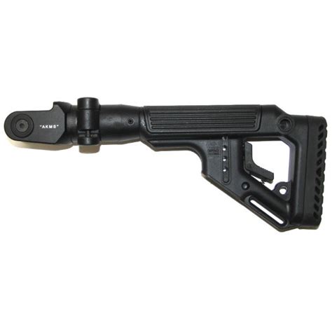 Replacement Folding Buttstock With Cheek Piece For Akms Underfolder