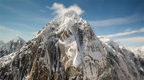 Download Alaska Landscape Snow Mountain Peaks Hd Wallpaper 4k By