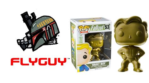 Funko Pop Fallout 4 Vault Boy Gold Exclusive Toy Action Figure Review