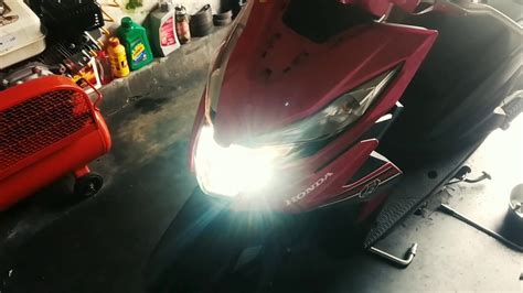 Modif Lampu depan bohlam ke LED - YouTube