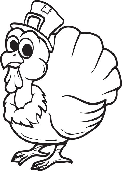 Printable Thanksgiving Turkey Coloring Page For Kids 7 Supplyme