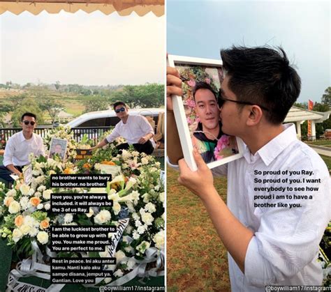 Foto raymond hartanto adik boy william. Sang Adik Sudah Dimakamkan, Boy William Kembali Tulis Pesan Menyayat Hati