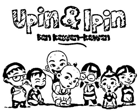 Colouring pages upin ipin pusat hobi. 10 Mewarnai Gambar Upin dan Ipin Terbaru