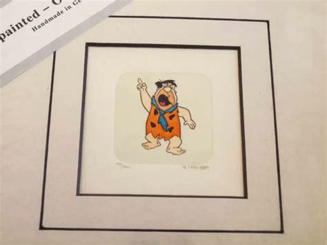 Original Limited Edition Etching Hanna Barbera Flintstones Fred 1 Small