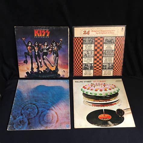 Vinyl Record Lot Kiss Rolling Stones