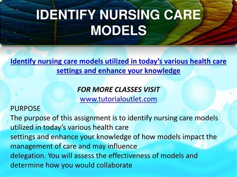Ppt Identify Nursing Care Models Tutorialoutletdotcom Powerpoint