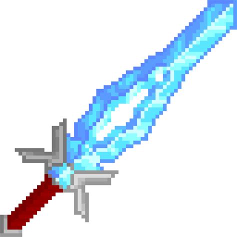 Pixel Art Sword 3 Crystal Blade By Nfkelp On Deviantart