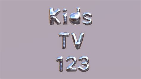3d Version Of Kidstv123 Logo Download Free 3d Model By Gavinchan180