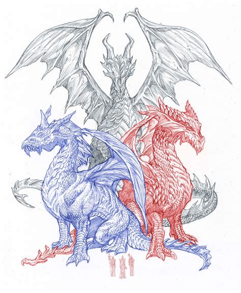 Pencil Drawing Dragons At Getdrawings Free Download