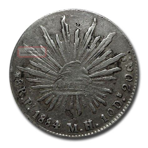 When will pi be worth something? Mexico San Luis Potosi Pi 1884 M. H. 8 Reales W/ Micro ...