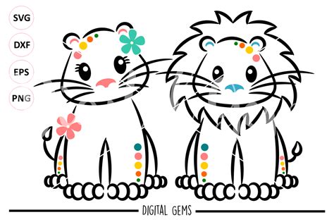 Free Free 83 Lion And Lioness Svg SVG PNG EPS DXF File
